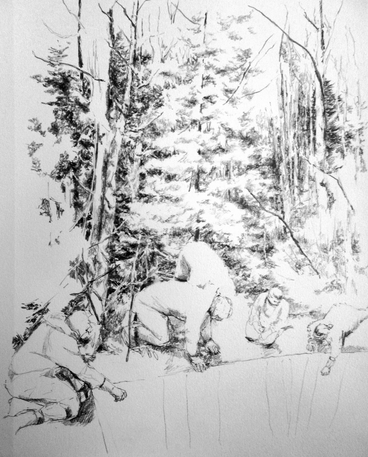 drawing (forest)